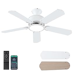 Surtime 44 Inch Low Profile Ceiling Fans with