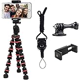 Phone Tripod, Linkcool Octopus Tripod with Wireless Remote Phone Holder Mount Use as iPhone Tripod, Cell Phone Tripod, Camera