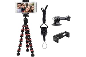 Phone Tripod, Linkcool Octopus Tripod with Wireless Remote Phone Holder Mount Use as iPhone Tripod, Cell Phone Tripod, Camera Tripod, Travel Tripod,Tabletop Tripod for iPhone Gopro