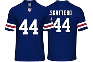 IKIIO Custom Mens/Youth Football Stitched T-Shirt for Sports Fan No Brand/Logos