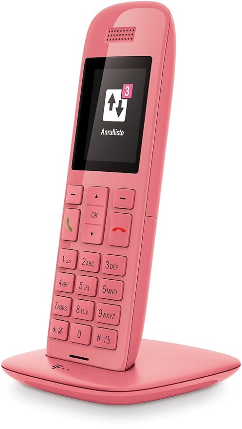 Deutsche Telekom Speedphone 10 VoIP IP Schnurlostelefon Limited Edition rosÃ©