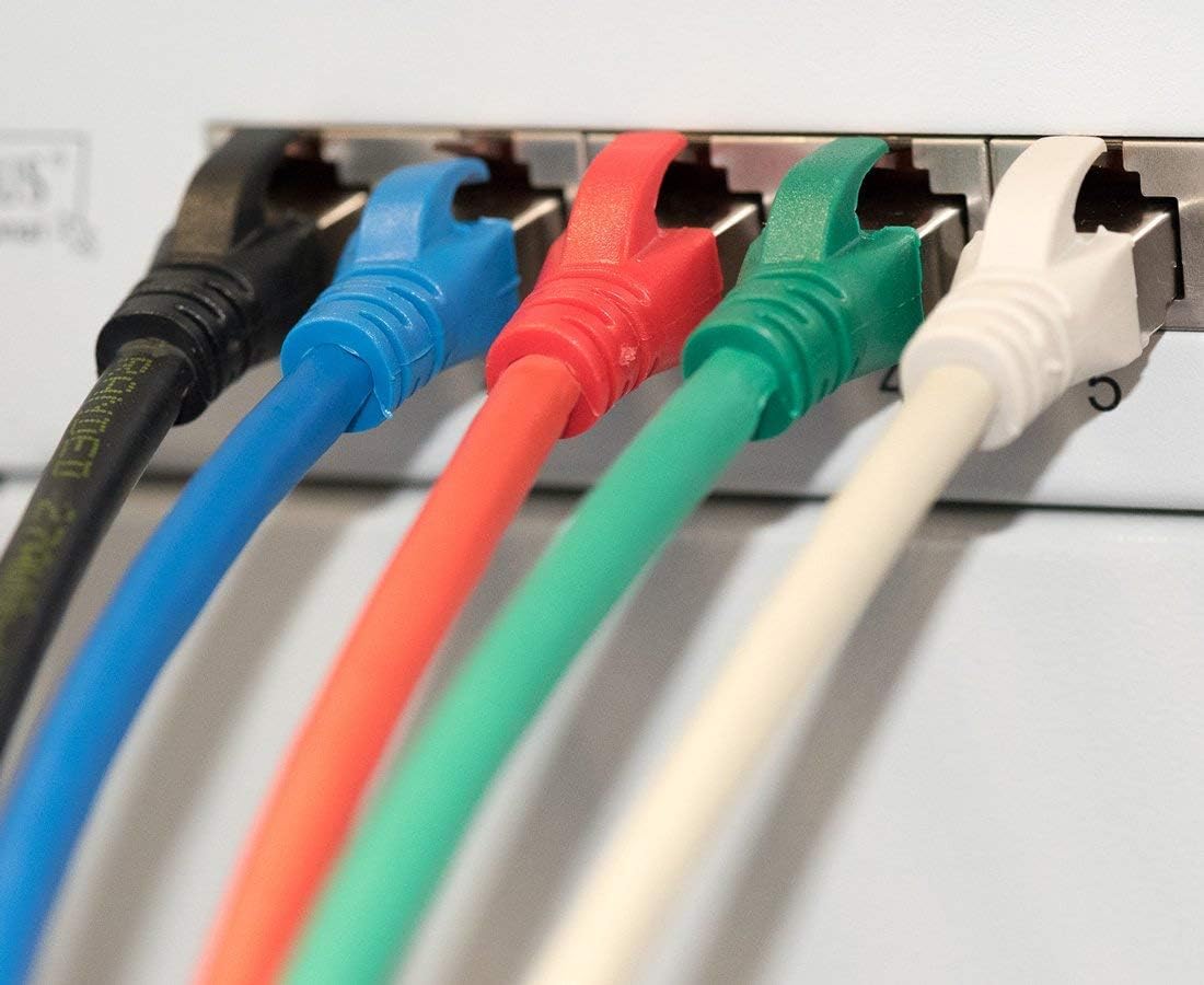 Digitus LAN Cable Cat 6-0.5m - RJ45 Network Cable - S/FTP Shielded - 1 Gbps - Compatible with Cat6A and Cat7 - Orange - Image 4