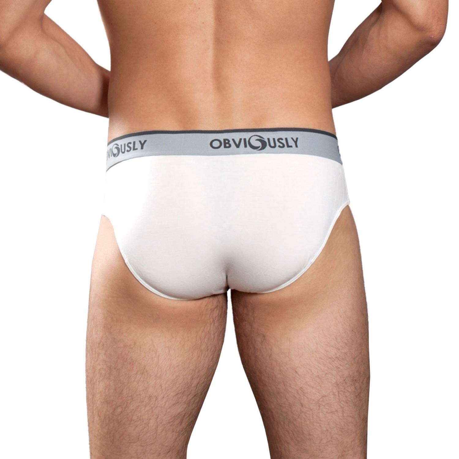 Obviously Underwear Mens Core Collection Classic Brief X Large White Novelty Men