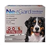 Nexgard 25 a 50 kg Antipulgas e Carrapatos Merial para Cães - 3 Unidades