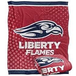 Liberty University Flames Blanket, 50"x60", Logo