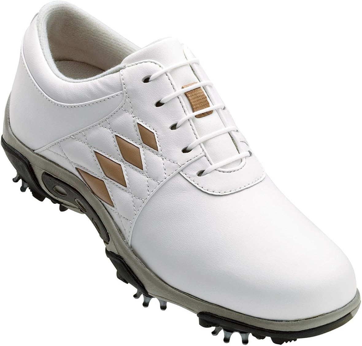 FootJoy Lady FJ Summer Series Argyle Golf Shoes White