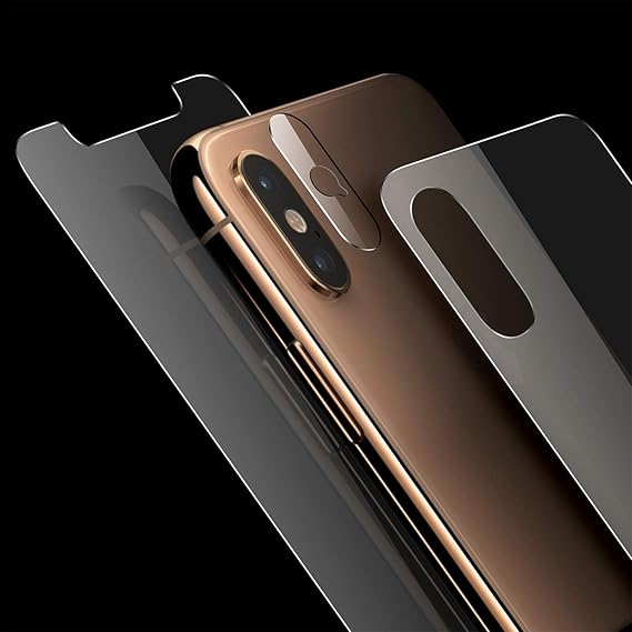 Amazon Com Excpdt Iphone Xs Max Front And Back Screen Protector