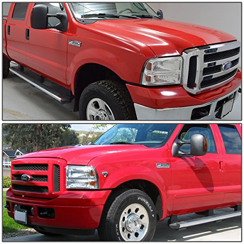 DNA Motoring HL-OH-FSUPER05-CH-AM Headlight Assembly (Driver and Passenger Side)