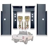 30119 Hardware Kit | for Use w/Standard Bed | Fits 2007-2018 Chevrolet GMC Silverado Sierra 1500; 07-19 Chevrolet GMC Silverado Sierra 2500 3500 HD | Black Powder Coat | No Drill Required