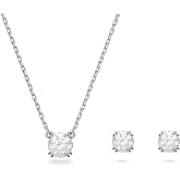 Swarovski Stilla Jewelry Set, Clear Crystals, Rhodium Finish