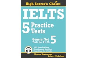 IELTS 5 Practice Tests, General Set 5: Tests No. 21-25