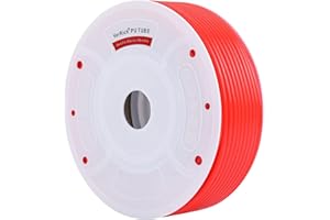 VerRich Pneumatic Tubing Pipe Pu Hose,Orange 6mm OD x 4mm ID 525 FT 160 Meters PU Air Hose Line Tube for Air Compressor Trans