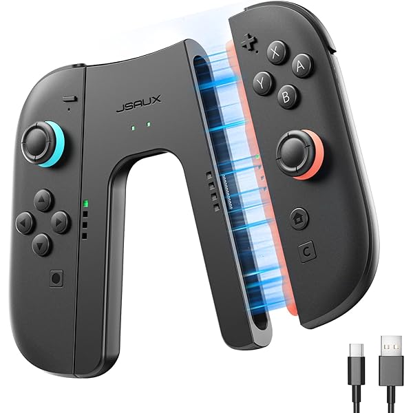Amazon.com: JEMDO Magnetic JoyCon Charger Grip Compatible