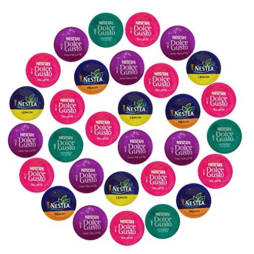 Nescafe Dolce Gusto 30 Capsule Tea Time Set - Gift Wrap Possible!