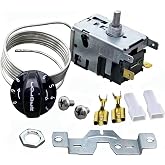 988284 800382 Upgrade Temperature Control Kit, 077B6856 Refrigerator Thermostat Controller, Compatible with True Refrigerators Series, Replacement for 077b, 800306 461387, TC,TSD,T Series,GDM,GEM,G4SM