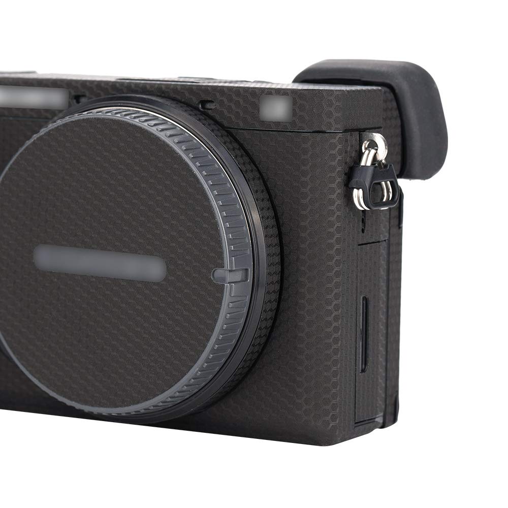 KIWIFOTOS Camera Body Skin Lens Guard Protector Film Anti-Scratch Cutting Sticker for Sony a6100 Camera with 16-50mm Lens Kit (Matrix Pattern) — image 1