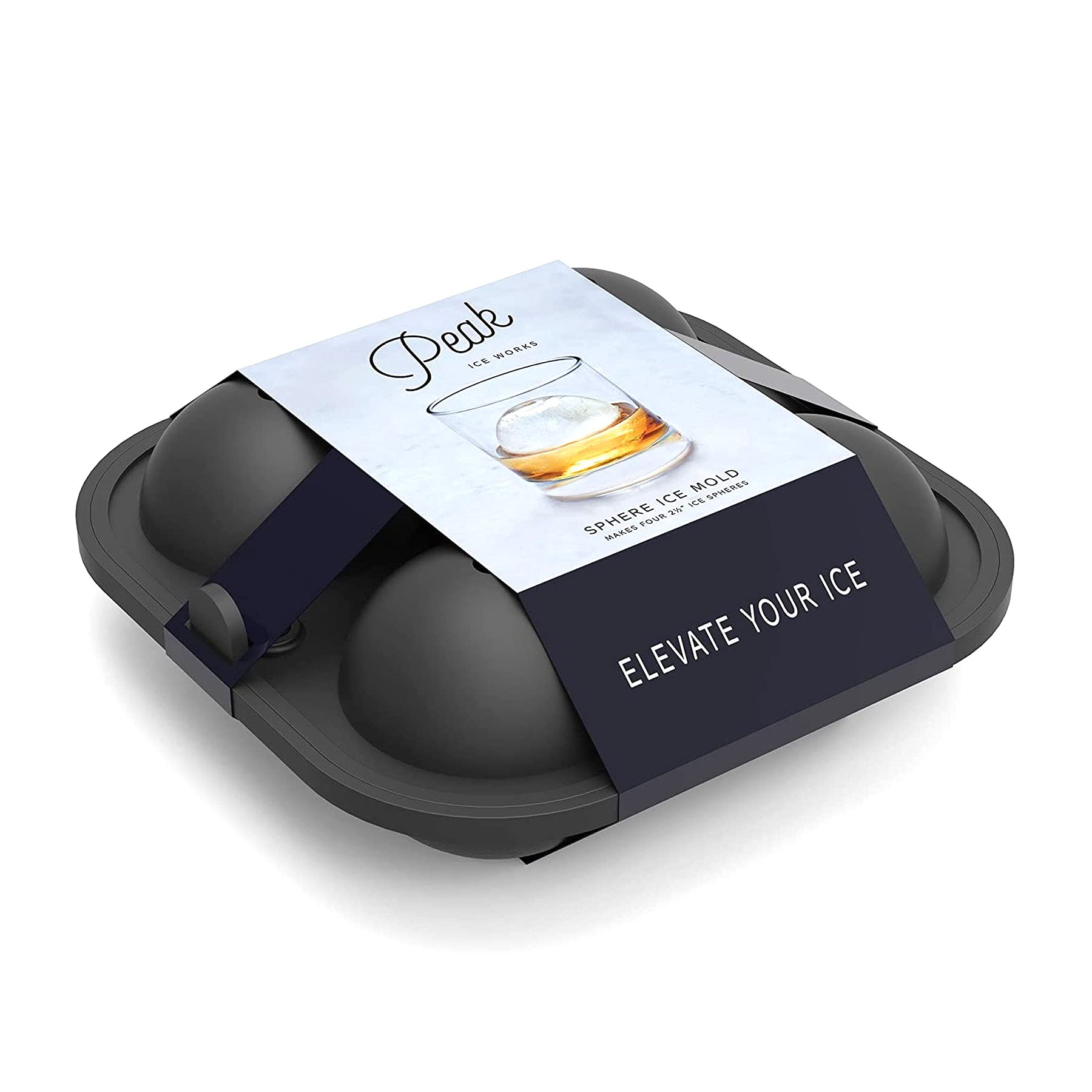 W&P Sphere Ice Cube Tray, Charcoal