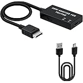 Mcbazel HDMI Adapter for PS2/PS1/PS ONE, PS1/PS2/PS ONE to HDMI Adapter Converter Support 4:3/16:9 Screen Aspect Rtio Switch 