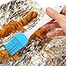 BBQ Brush Silicone, MOBOREST Pastry Brush & Basting Brushes, Good for Camping Grilling/Desserts Baking, Barbecue Utensil, Essential Kitchen Bakeware tools/Gadgets, Dishwasher Safe(4in1)