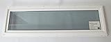 Transom Window 10" x 36" Double Pane Low E Tempered