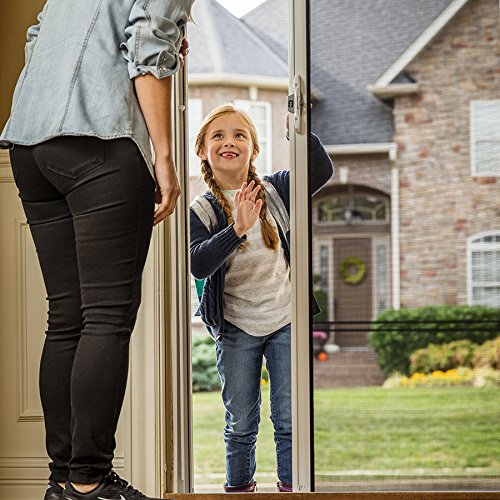 ODL Brisa Premium Retractable Screen for 80 in. Inswing Hinged Doors - White