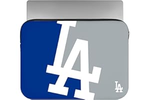 FOCO MLB Official 15" Inch Colorblock Primary Logo Zipper Laptop Computer Sleeve Case Bag