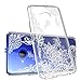 HTC U11 Life Case, (Not Fit HTC U11), Skmy Shockproof Hard PC+ TPU Bumper Case Scratch-Resistant Cover for HTC U11 Life (Lace Flower)