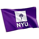 Desert Cactus New York University NYU Flag - 3 x 5 Feet Violets Banner, Indoor/Outdoor Durable Fabric, 100% Polyester Design (Style 2)