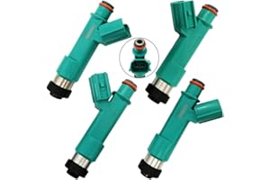 Automotive-leader 4Pcs 23250-28080 Fuel Injectors 12 Holes Nozzle for Toyota Camry 04-09 Highlander 06-07 RAV4 04-08 Solara 05-08 Corolla Matrix 09-10, for Scion tC 05-10 xB 08-10 2.4L-l4 23250-0H060