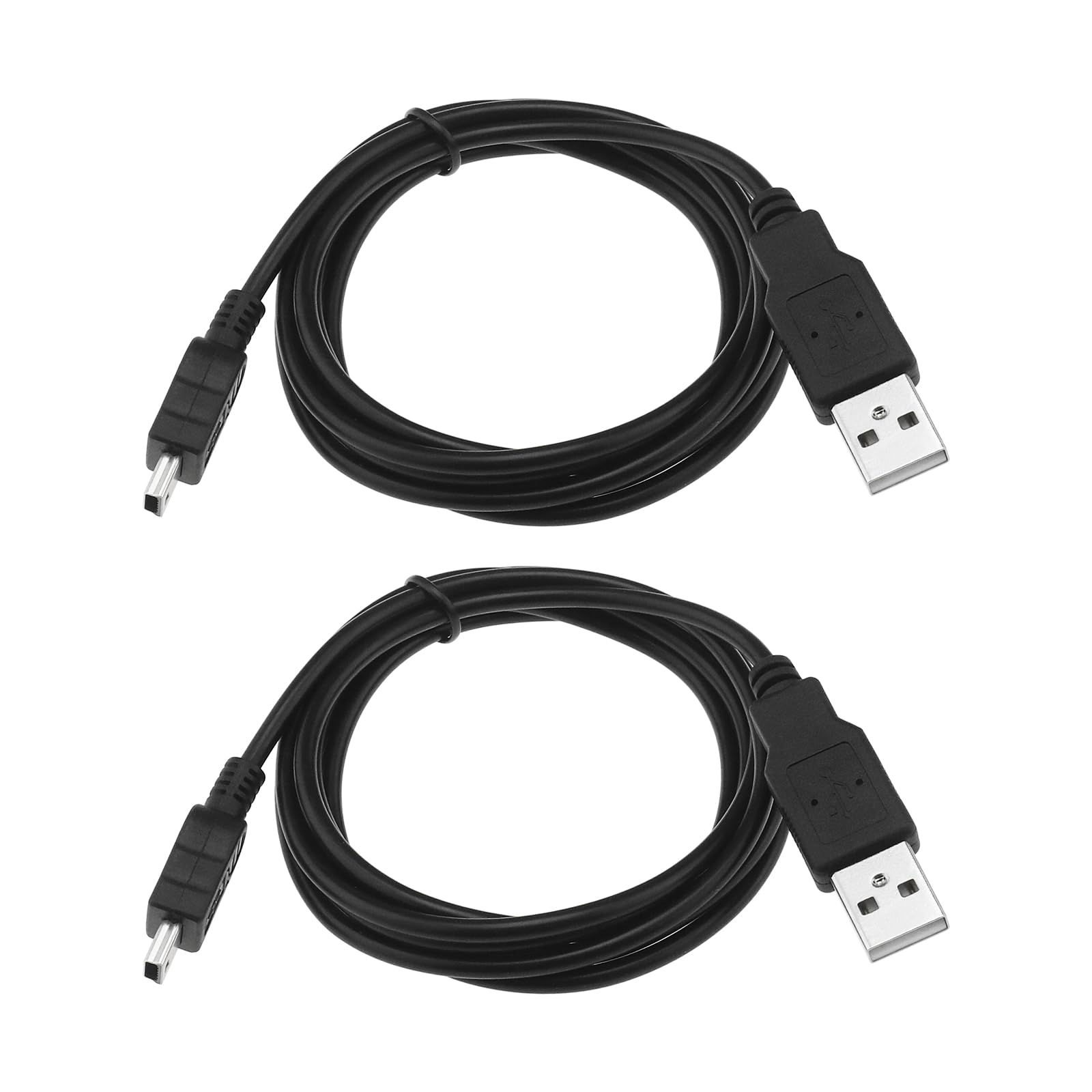 ECSiNG 2pcs USB Charger Cord Calculators USB Charging Cable Data Cable Compatible with Texas TI-84 Plus CE TI Nspire CX CAS Graphing Calculator USB Cable Replacement