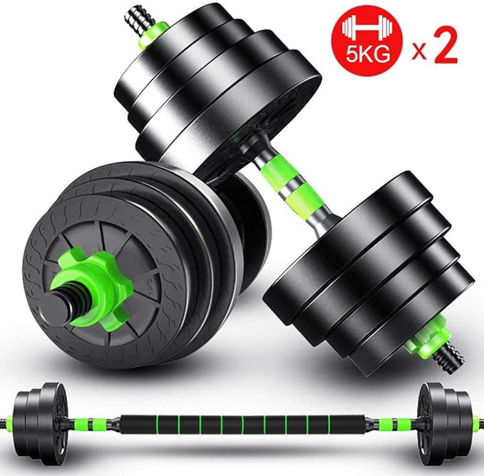 RROWER Dumbbell Barbell Combination Packages, 10Kg/22Lbs