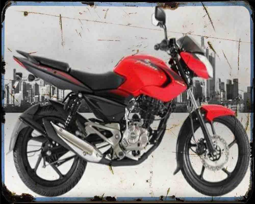 Bajaj Pulsar 135 14 01 A4 Photo Print Motorbike Vintage Aged