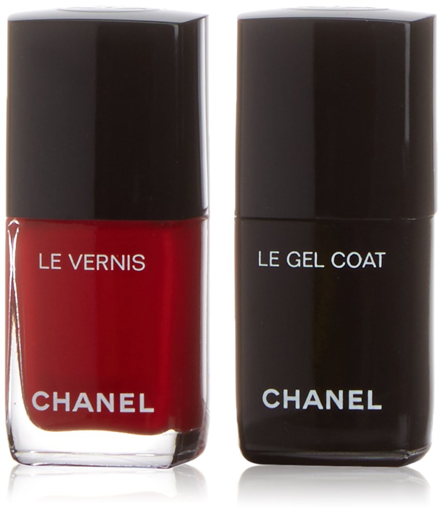Amazoncom Chanel Le Duo Longue Vernis 500 Rouge Essentiel