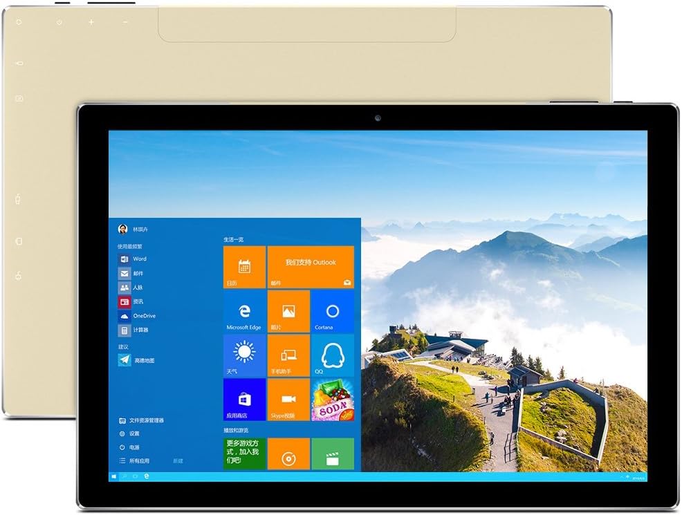 Teclast Tbook 2 in 1 Tablet PC 10.1 inch Windows 10 + Android 5.1 IPS Screen Intel Cherry Trail X5 Z8350 64bit Quad Core 1.44GHz 4GB RAM 64GB ROM Bluetooth 4.0 (Keyboard in the picture is not included (10.1 inch Tablet PC)