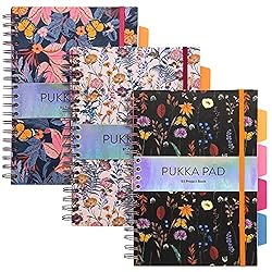Pukka Pad 5 Subject Spiral Notebook 3-Pack - 200