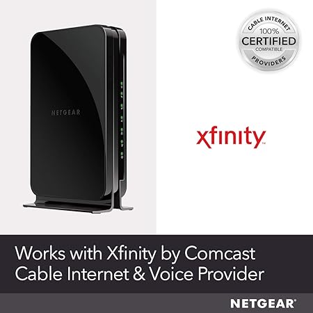 Netgear Cm500 V Data Over Cable Service Interface Specification 3 0 Kabel Modem Mit Telefon Jack Max Download Geschwindigkeiten Von 680 Mbps Zertifiziert Fur Xfinity Aus Comcast Amazon De Computer Accessories