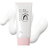 MIDHA RICE TONE UP CREAM, 1.69fl.oz/50ml, Even Skin Tone, Hydrating, Sheer, Natural Tone-Up, No Makeup Natural Tone, Ideal makeup Primer, Non-Sticky Finish, Vegan, Makeup Base