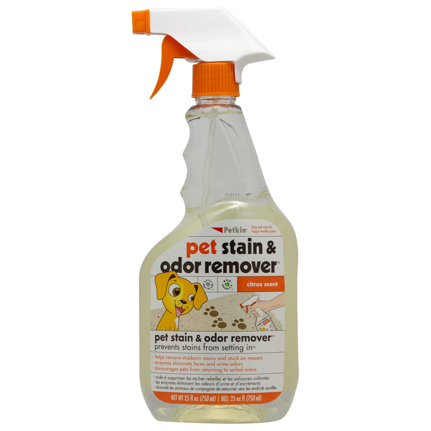 Petkin Odour and Stain Remover (750 ml) Amazon.in Pet Supplies