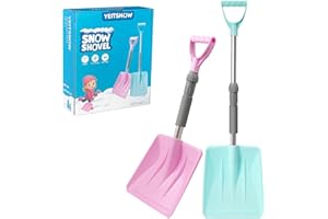 YEITSNOW Kids Snow Shovel Extendable Sand Shovels for Beach Portable Snow Removal Emergency Tools with Telescopic Handle Foam