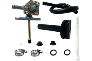 Apeixoto Fuel Petcock & Lever Compatible with Honda TRX350 TRX400 TRX420 Rancher TRX400 TRX450 TRX500 Foreman Rubicon TRX650 Rincon TRX250 Recon TRX250EX OE 16950-HN7-003 16950-HM8-003