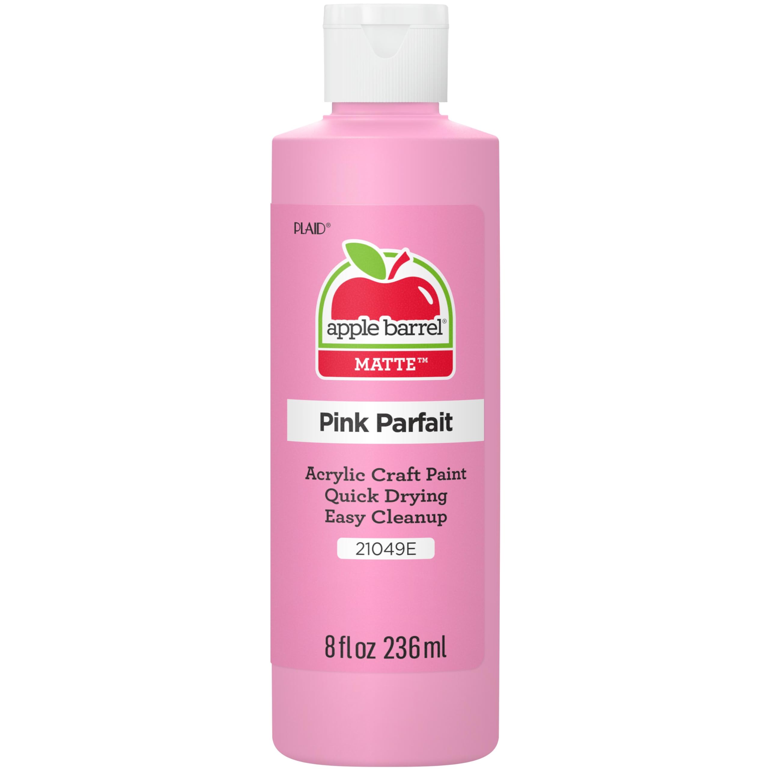 Photo 1 of Apple Barrel Acrylic Paint (8 Ounce), Pink Parfait, 8 Fl Oz-Pack of 1
