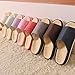 Bronze Times (TM) Unisex Four Season Indoor Cotton Flax House Slippers (Grey)