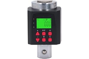 LiebeWH Digital Torque Adapter 1 Inch Drive 15-1500 N.m, High Electronic Torsion Wrench Converter with Backlit LCD, 10 Preset