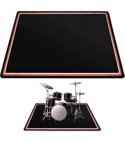 Roland Medium Size Heavy-Duty Drum Mat with V-Drums Logo