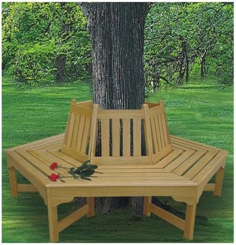 DC America SL3055CO, Sequoia Wrap Around Bench, Hardwood Finish