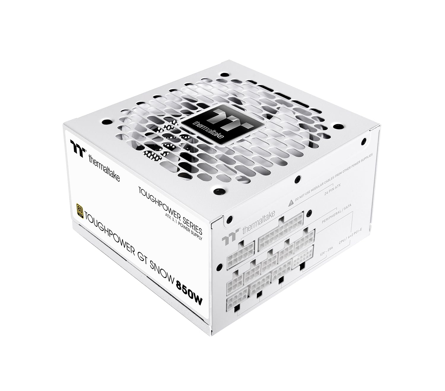 Thermaltake Toughpower GT 850W | ATX 3.1 | PCIe 5.1 | 80+ Gold | Modular | Snow
