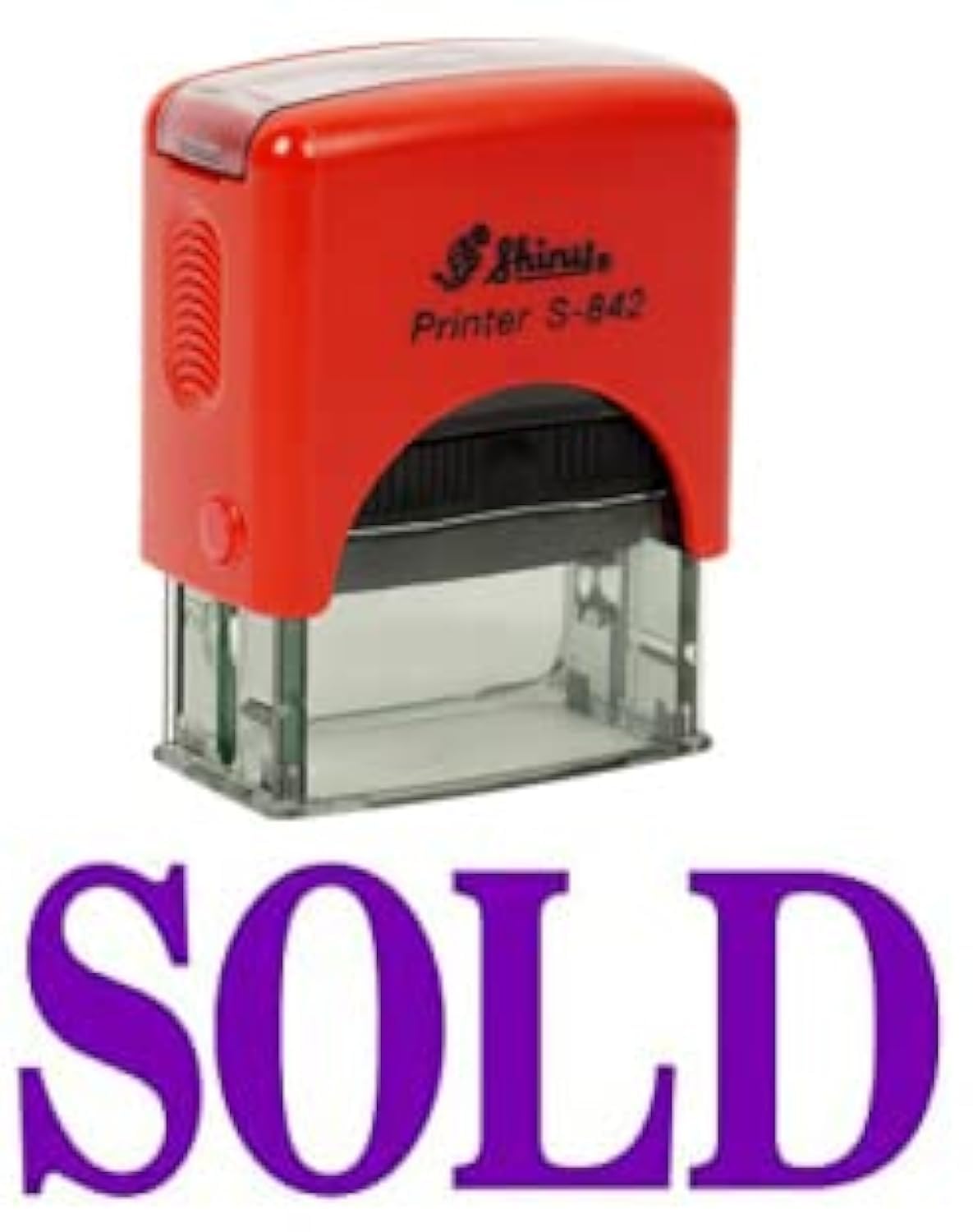 Printtoo Sold Self Inking Rubber Stamp Custom Shiny Office Stationary Stamp