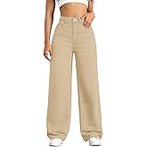 Mars power Straight Leg Jeans for Women,High Waisted Wide Leg Loose Stretchy Boyfriend Denim Pants Baggy Jeans for Women