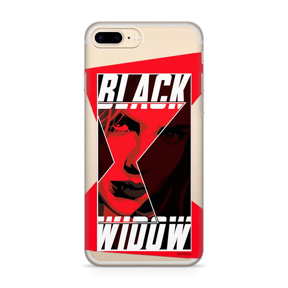 ERT GROUP mobile phone case for Apple Iphone 7 PLUS/ 8 PLUS original and officially Licensed Marvel pattern Black Widow 012 optimally adapted to the shape of the mobile phone, partially transparent