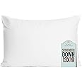 Pillowflex Sleep & Toddler Pillow (13x19 inches)- Soft Faux Synthetic Down Alternative Pillows Perfect for Toddlers, Bed Pillows for Sleeping Wedge with Neck Support and Allergy Free Kid's Pillows.